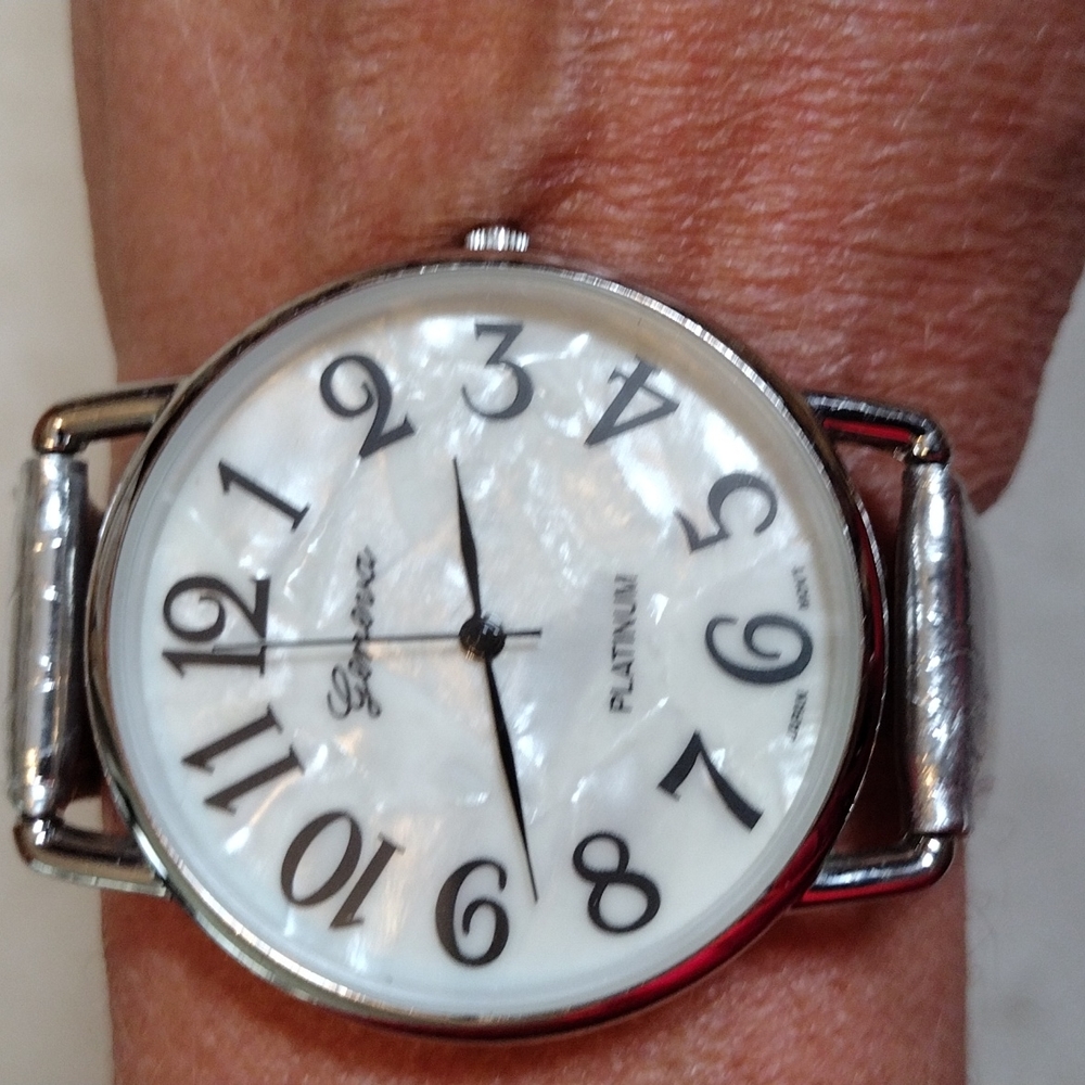Geneva platinum watch.